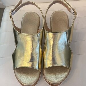 Gold Women's Sandals